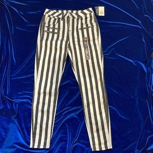 Striped Hot Topic Pants Emo